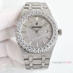 Iced Out Audemars Piguet Royal Oak 8215 Movement Watch for Men